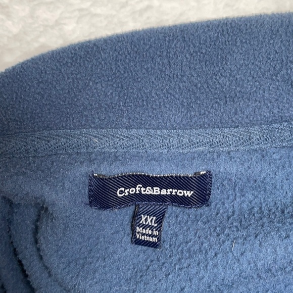CROFT & Barrow Men’s Fleece XXL Vest - Picture 6 of 7